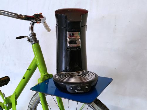 Vélo machine à café