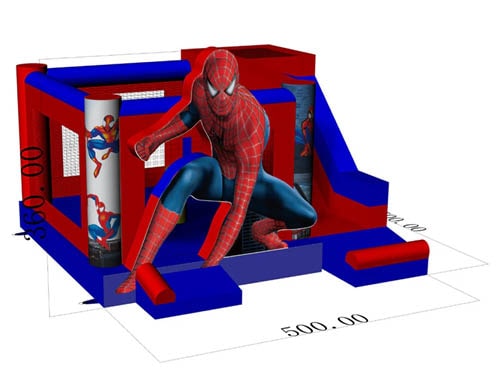 location structure gonflable spider man