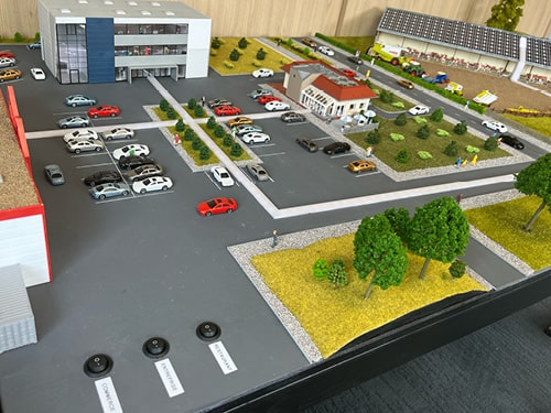 maquette vélo générateur d'électricité